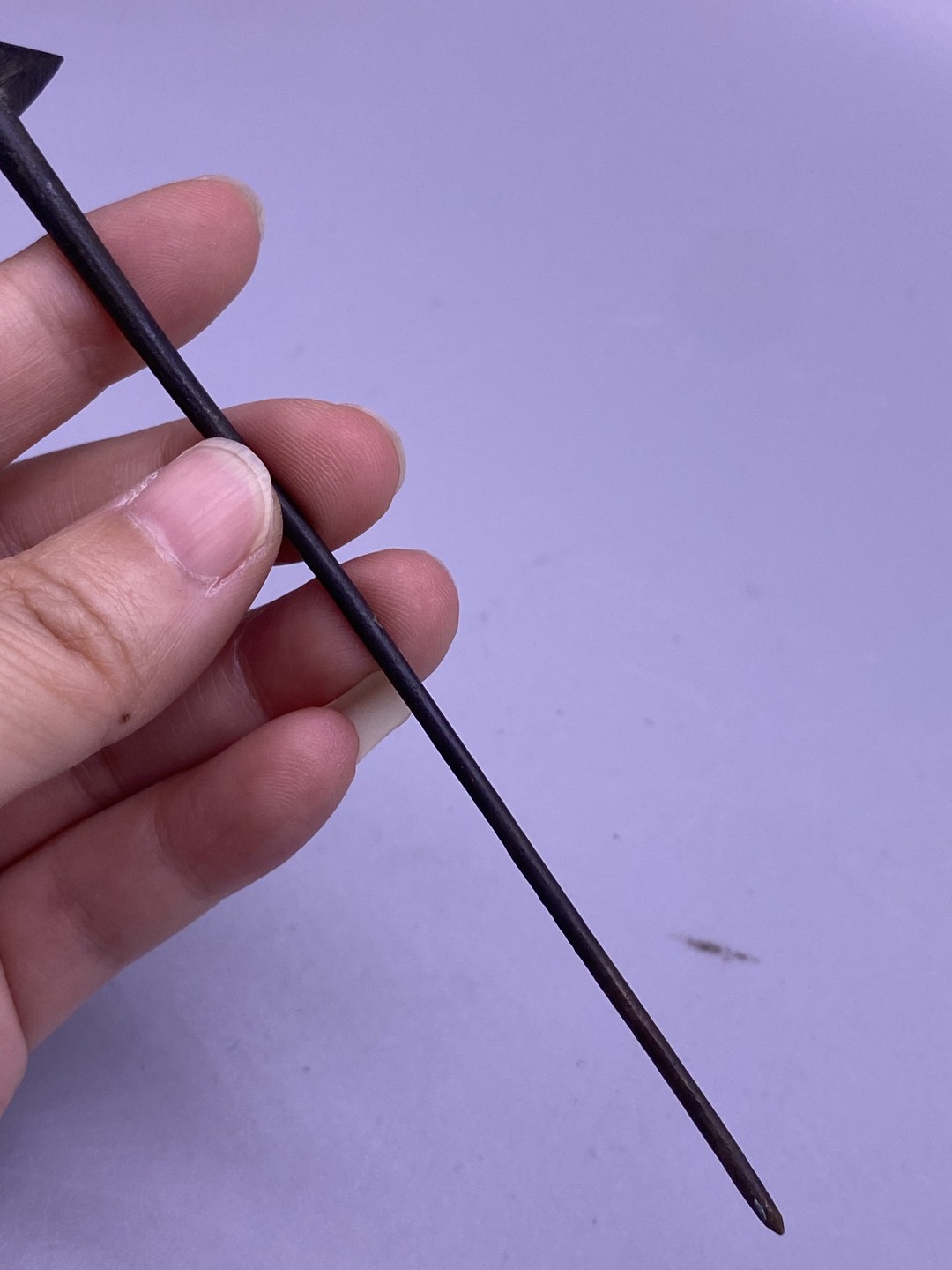 宋代铜簪子，尺寸12.6厘米，品相如图，168包快递