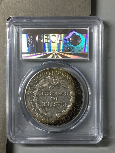 综合藏品场.喜欢出价就得！无套路无托.诚信惠友交友！自动快拍. 1909-A法属印支银币27克