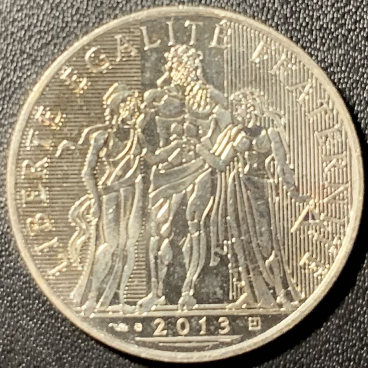 紫瑗钱币——第285期拍卖 法国 2013年 大力神 10欧元 10克 0.9银 UNC