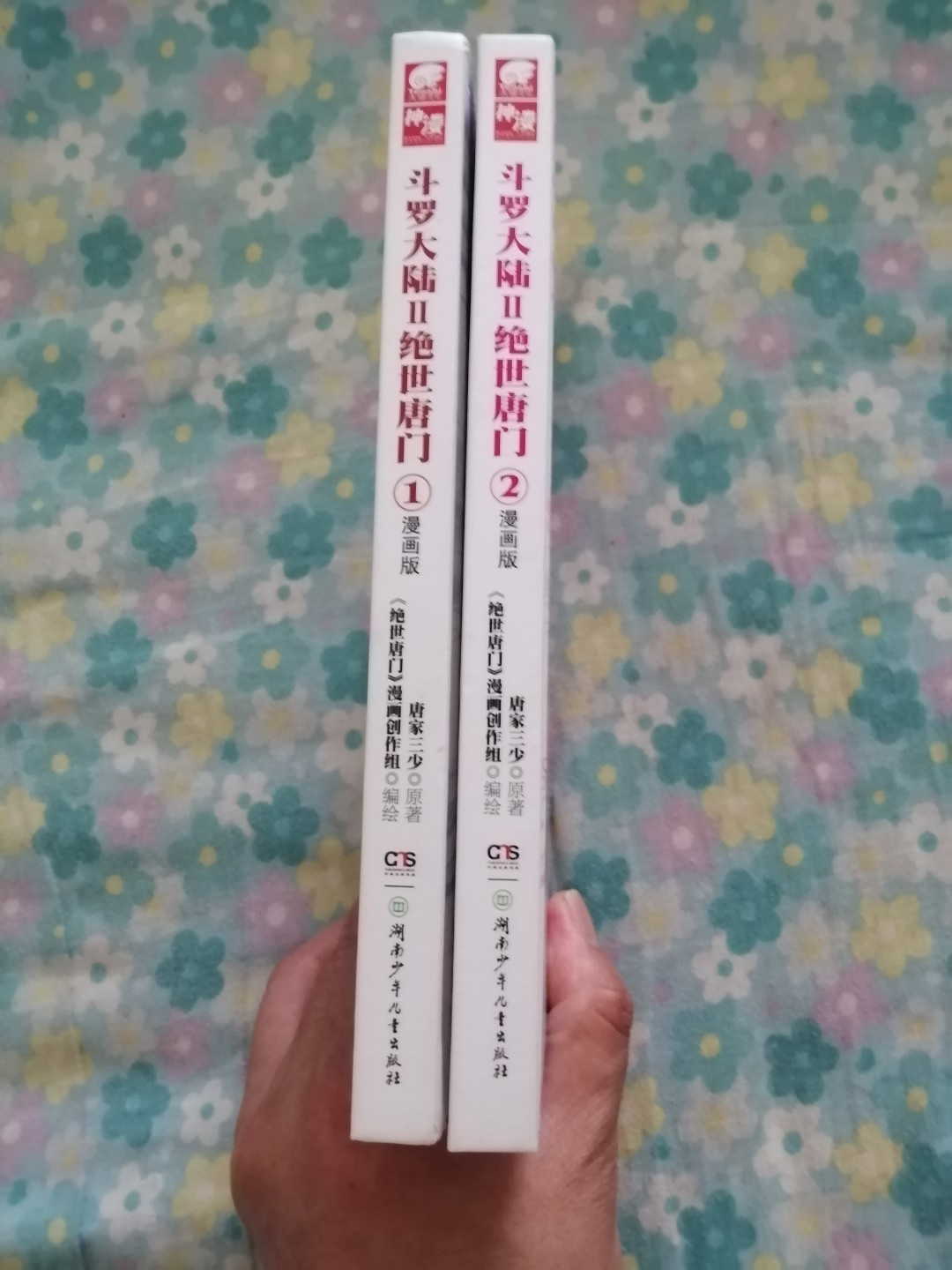 斗罗大陆漫画版（二）1，2合售       近全新，32开精装全彩色印刷