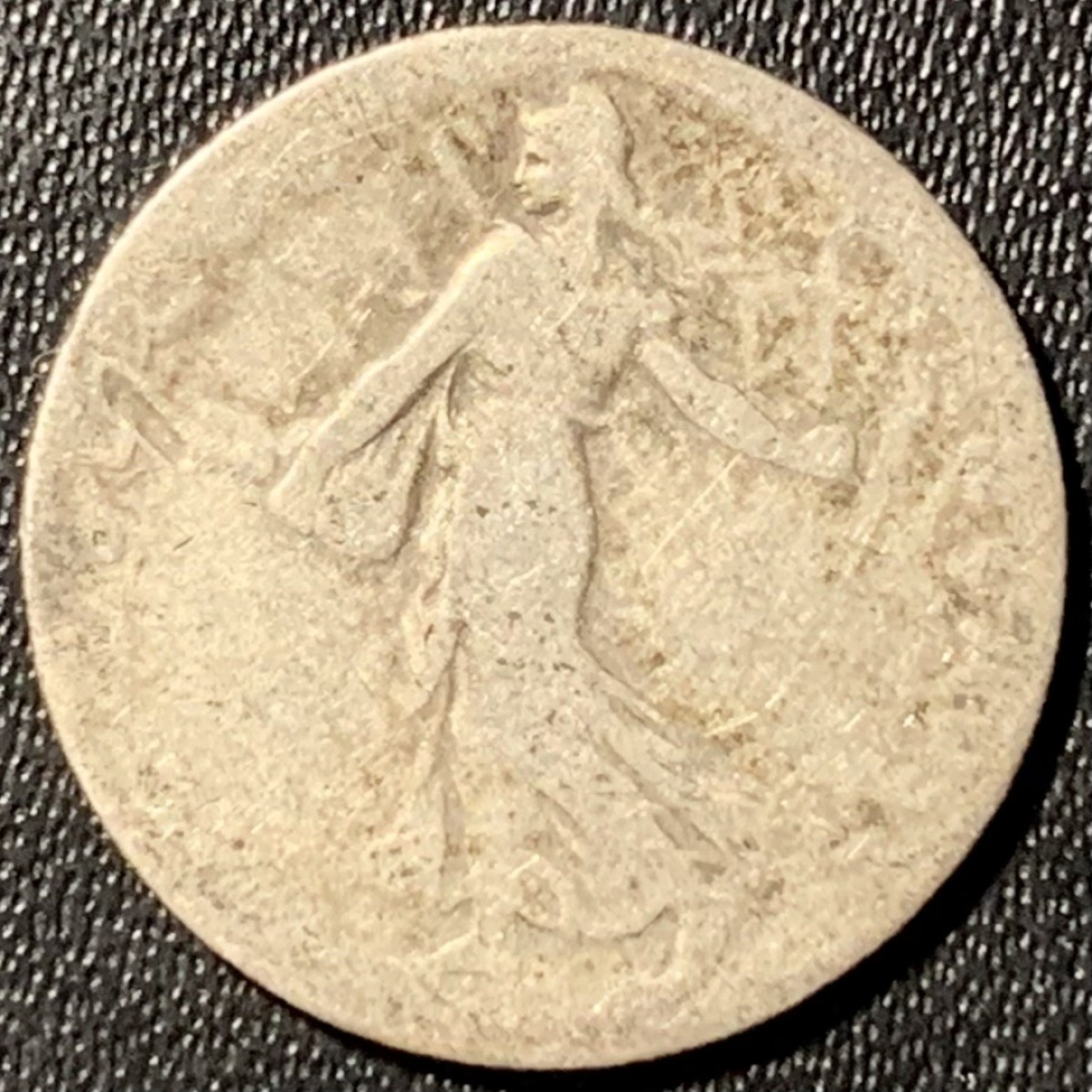 紫瑗钱币——第285期拍卖 法国 1898年 播种女神 50分 2.5克 0.835银