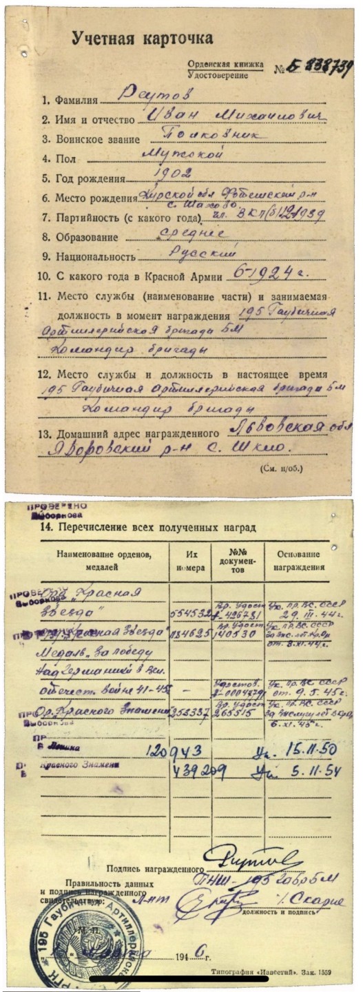 大猫徽章拍卖第227期 苏联红旗勋章2⃣️ 档案全 服役