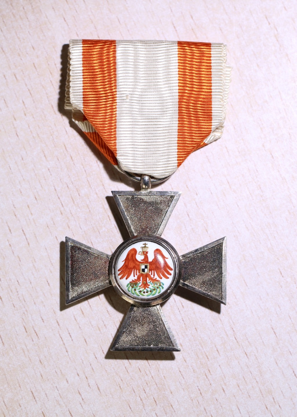 大猫徽章拍卖第227期 德国普鲁士四级红鹰勋章 一战时期 完美品质