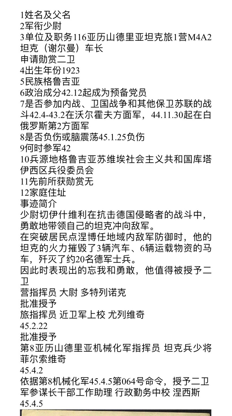 大猫徽章拍卖第227期 苏联43二卫2⃣️ 档案齐全