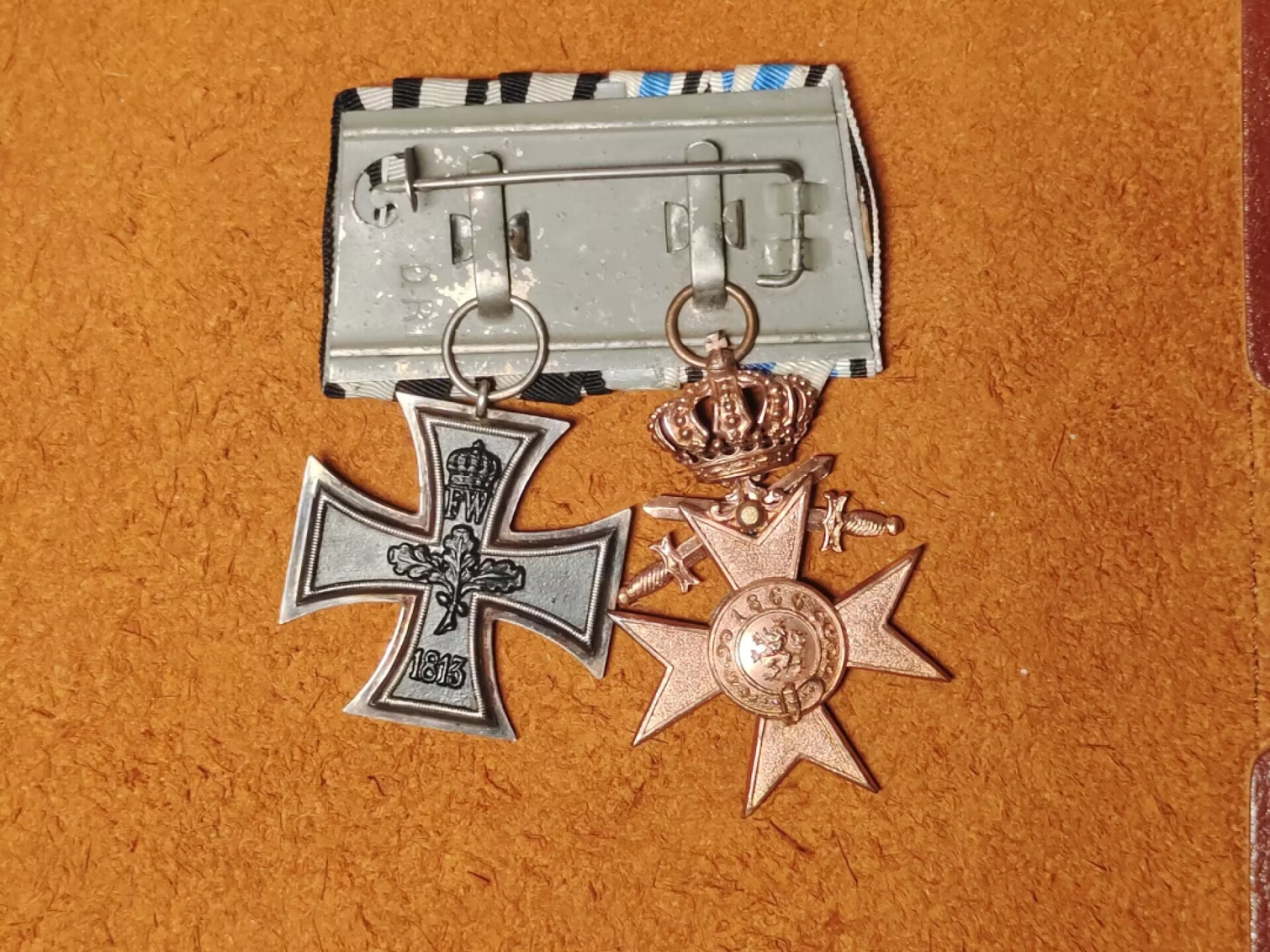 老威廉第二次麦稀奇拍卖 帝德二级铁十字+剑冠MVK3二联排 二铁SW厂标 整体好品