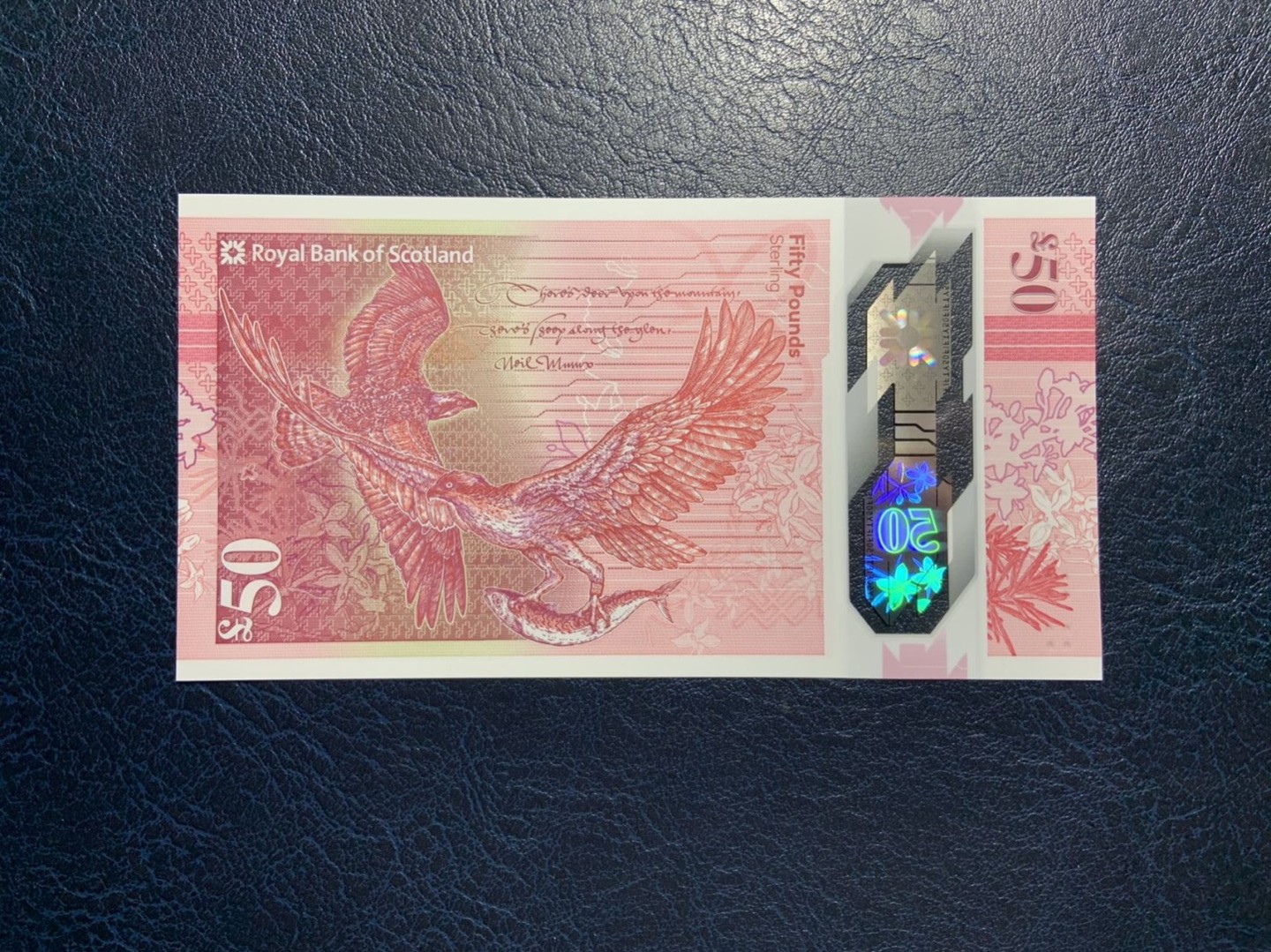 收藏联盟Quantum Auction 第270期拍卖 蜜月胜地-斐济 苏格兰皇家银行2020年50镑 品相全新UNC 女性教育家弗洛拉