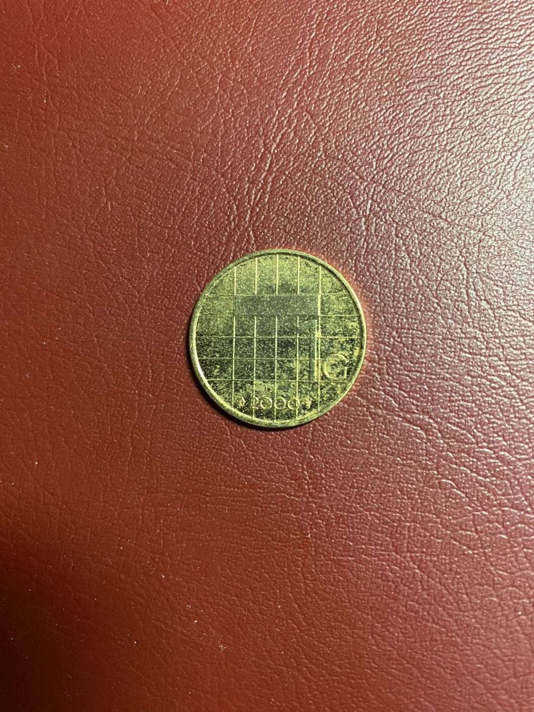 硬币专场10 荷兰 1盾 2000