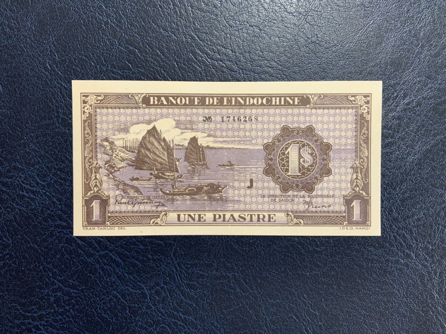 收藏联盟Quantum Auction 第270期拍卖 蜜月胜地-斐济 法属印度支那1942-45年1皮阿斯特 品相全新UNC 热门品种 四地通用