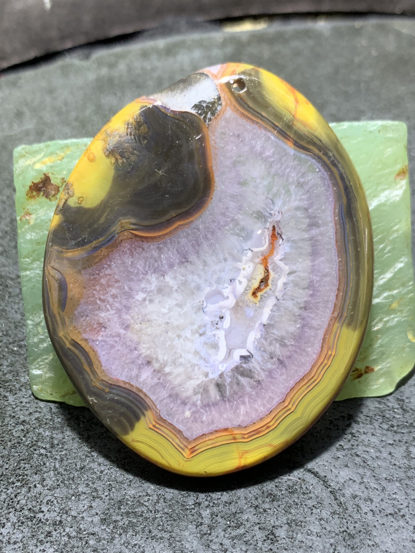 精美原皮战国红玛瑙冰飘心随形大吊坠一个