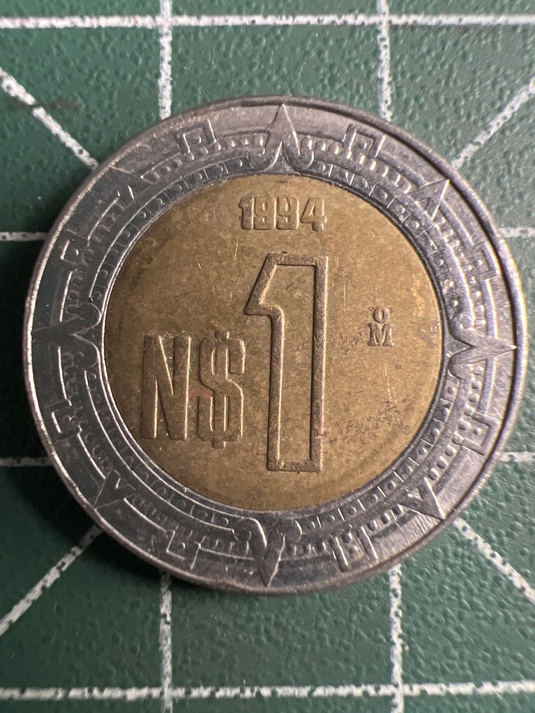 泡泡堂第347期  世界硬币 （无押金，捡漏，全场20包邮，偏远地区除外，接收代拍业务） 墨西哥1比索