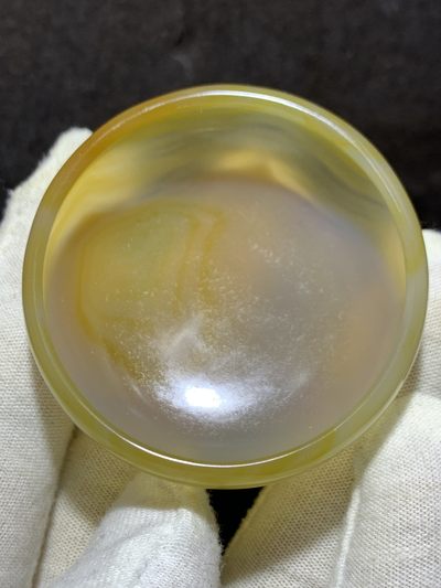 精美高玉化巴西玛瑙小碗一个 - 精美高玉化巴西玛瑙小碗一个
