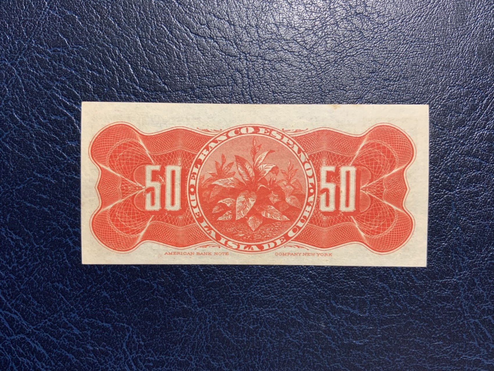 收藏联盟Quantum Auction 第270期拍卖 蜜月胜地-斐济 古巴1896年50分 品相UNC 边缘一黄点 美钞代印 