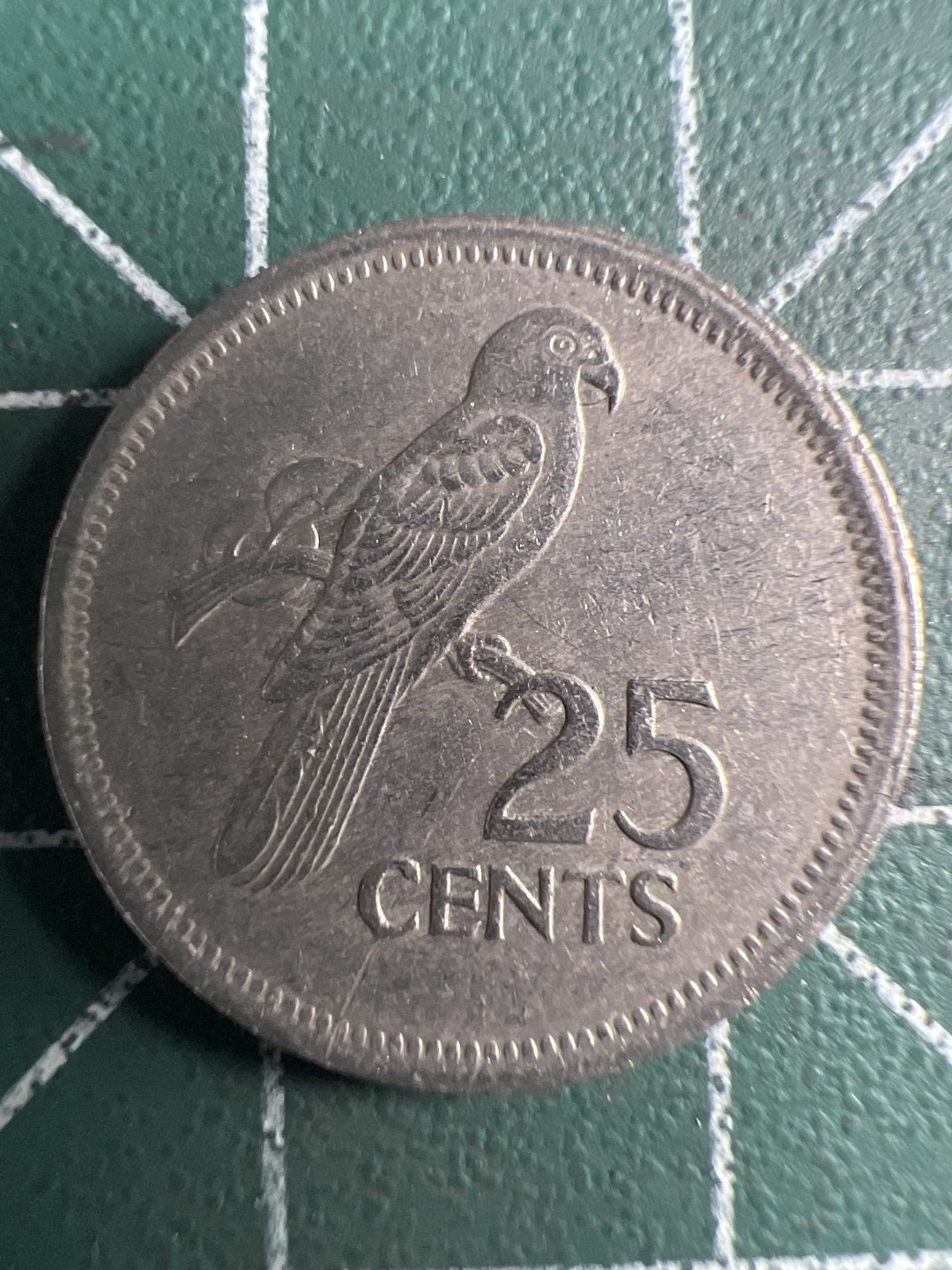 泡泡堂第347期  世界硬币 （无押金，捡漏，全场20包邮，偏远地区除外，接收代拍业务） 塞舌尔25分