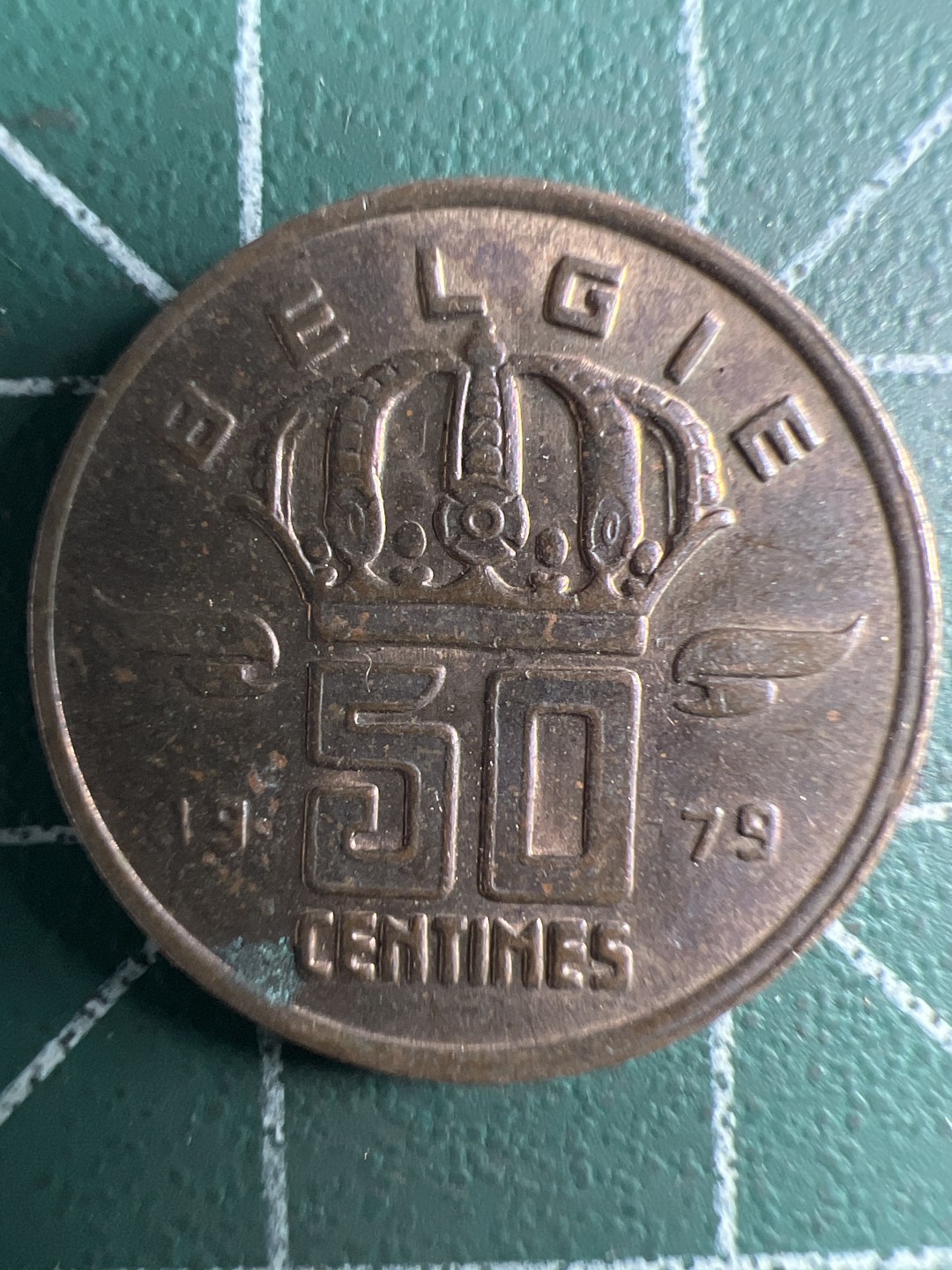 泡泡堂第348期  世界硬币 （无押金，捡漏，全场20包邮，偏远地区除外，接收代拍业务） 比利时50分