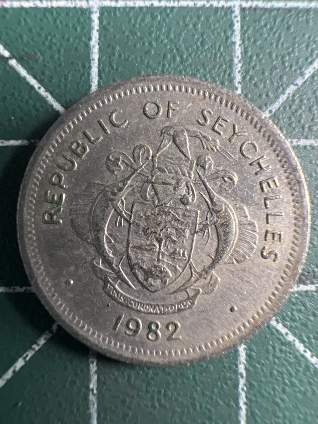 泡泡堂第347期  世界硬币 （无押金，捡漏，全场20包邮，偏远地区除外，接收代拍业务） 塞舌尔25分