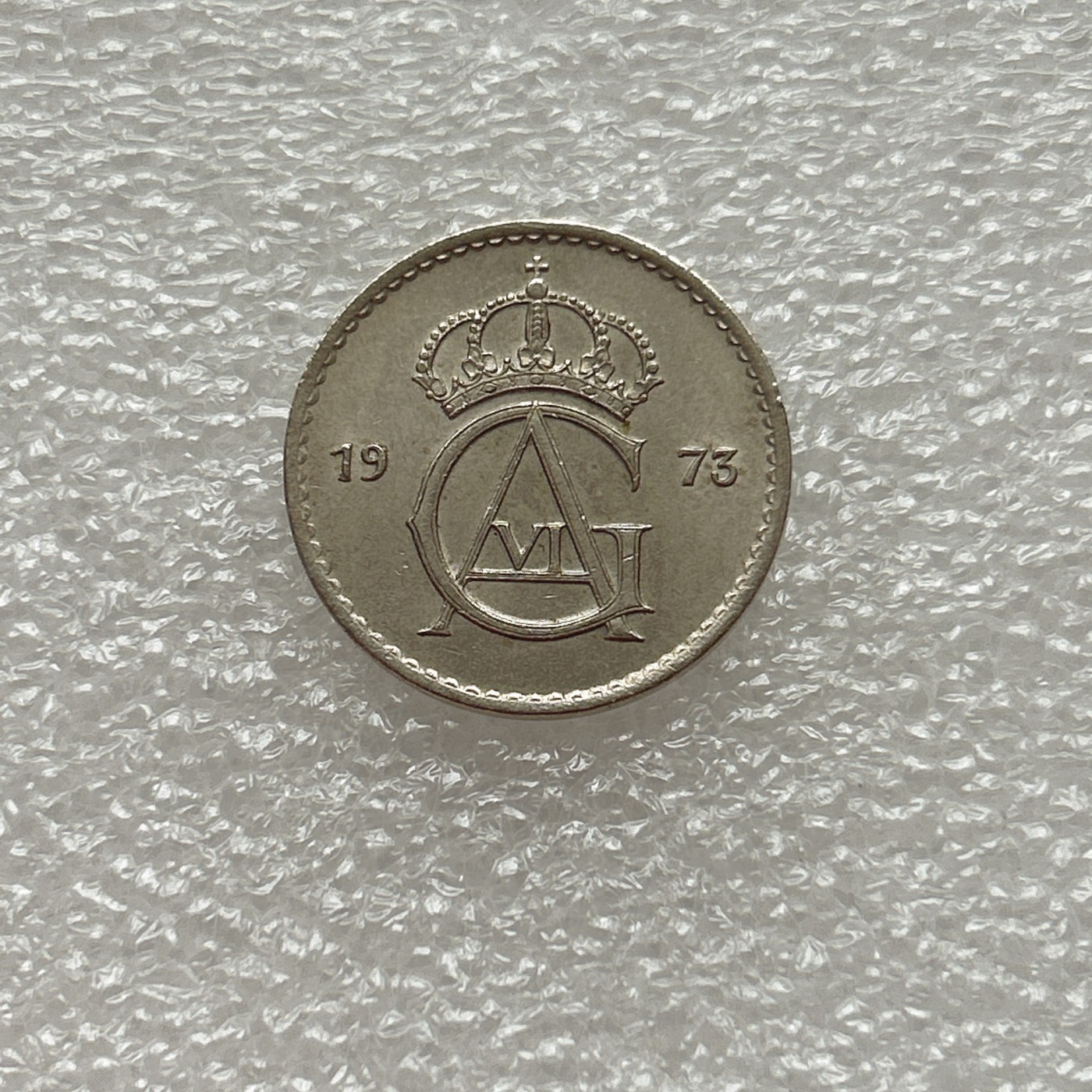 全场一元起拍 世界钱币散币场 第五期 瑞典1973年50欧尔