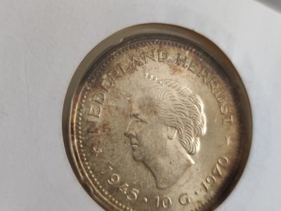 邮币封第四场 1970年荷兰二战胜利纪念银币邮币封