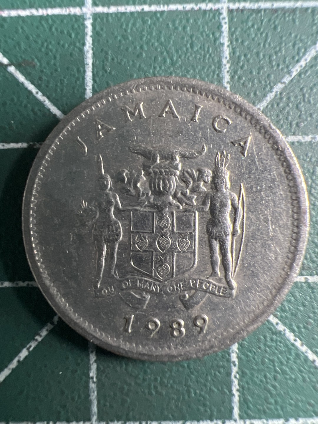 泡泡堂第347期  世界硬币 （无押金，捡漏，全场20包邮，偏远地区除外，接收代拍业务） 牙买加五分