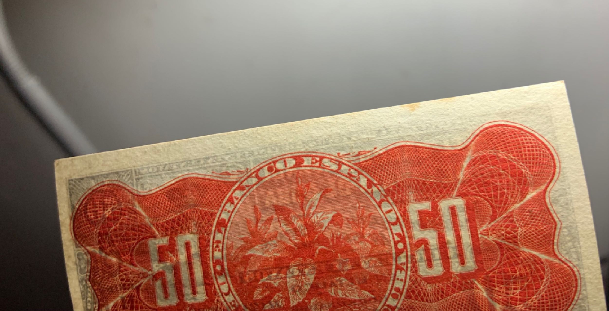 收藏联盟Quantum Auction 第270期拍卖 蜜月胜地-斐济 古巴1896年50分 品相UNC 边缘一黄点 美钞代印 