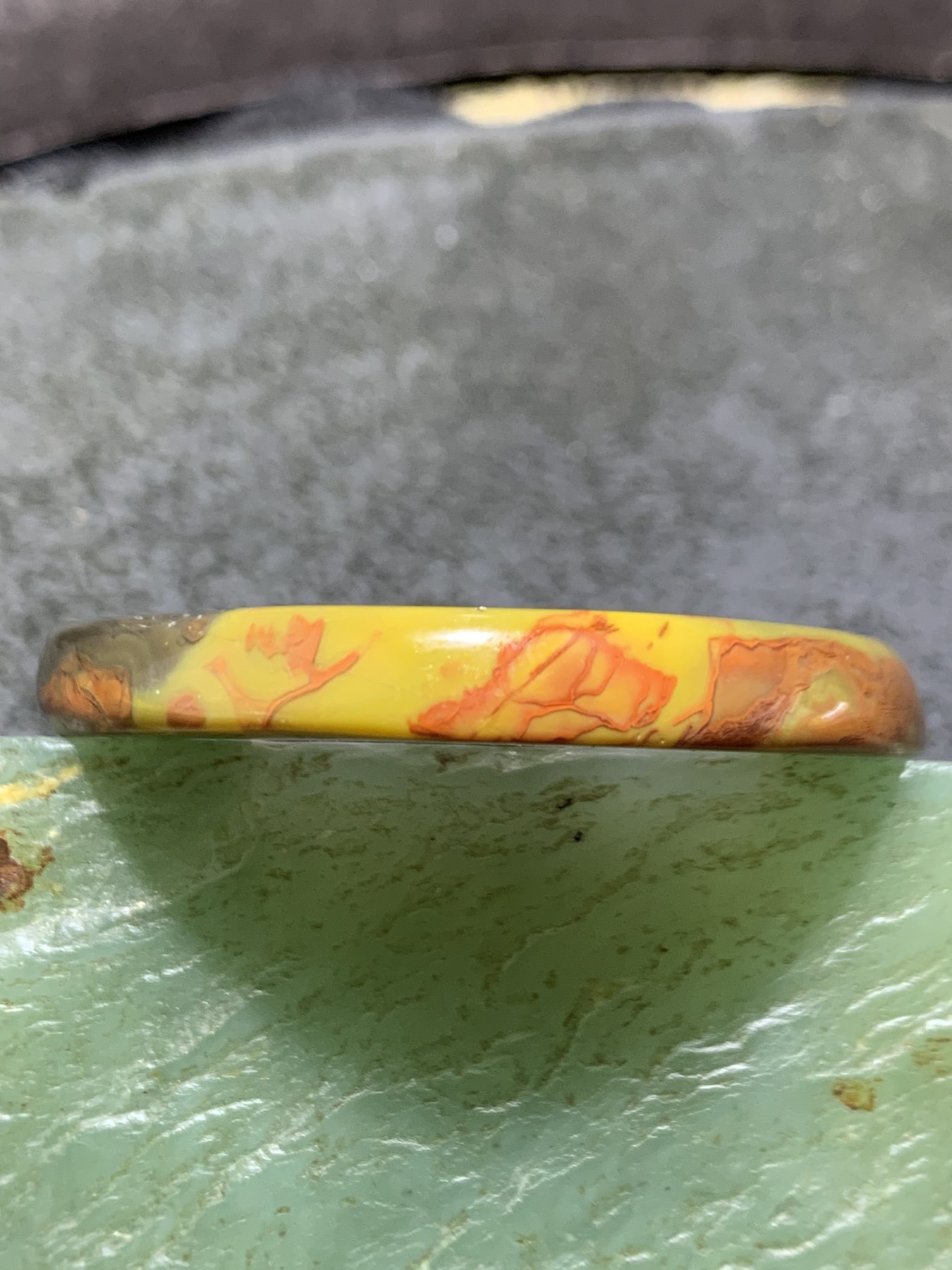 精美原皮战国红玛瑙冰飘心随形大吊坠一个