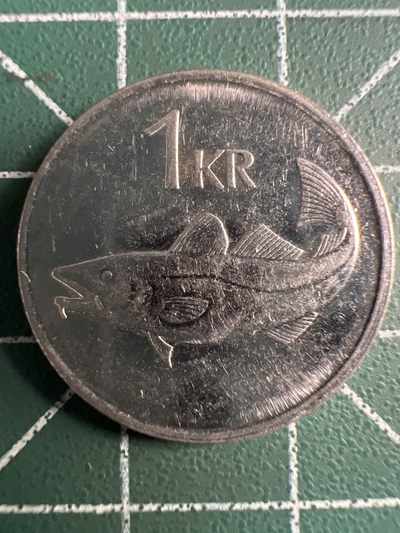 泡泡堂第347期  世界硬币 （无押金，捡漏，全场20包邮，偏远地区除外，接收代拍业务） - 冰岛1克朗