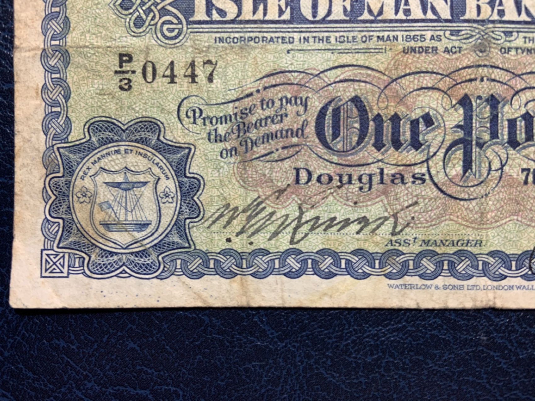 收藏联盟Quantum Auction 第270期拍卖 蜜月胜地-斐济 马恩岛1948年1镑 品相如图 非常稀少 纯手签名