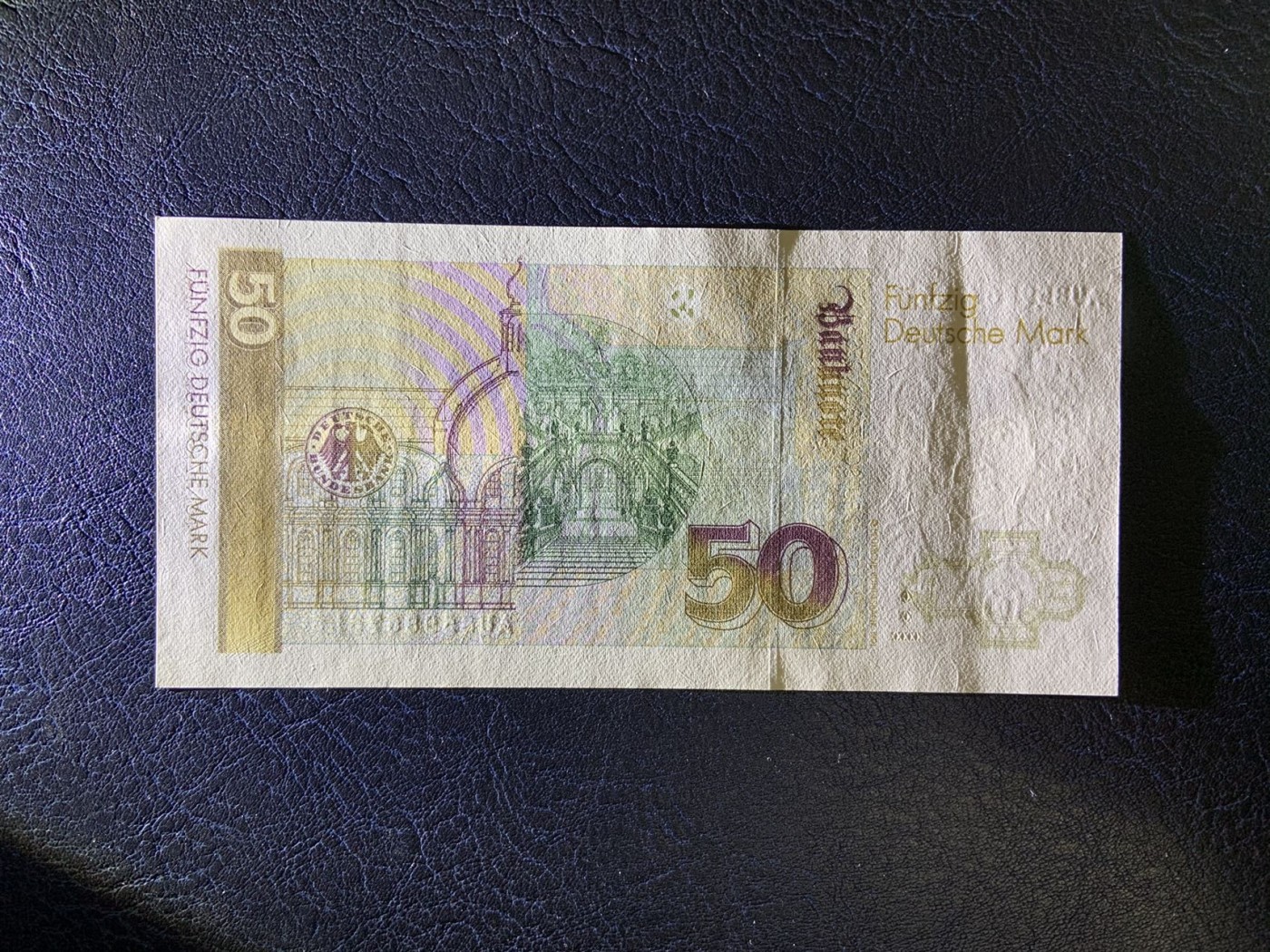 收藏联盟Quantum Auction 第271期拍卖  德国联邦1993年50马克 品相UNC- 建筑师纽曼
