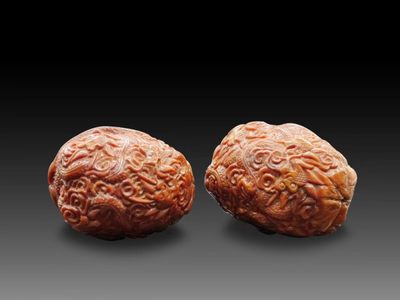 聚宝轩2023春季拍卖会 - 清代文玩核桃一对
