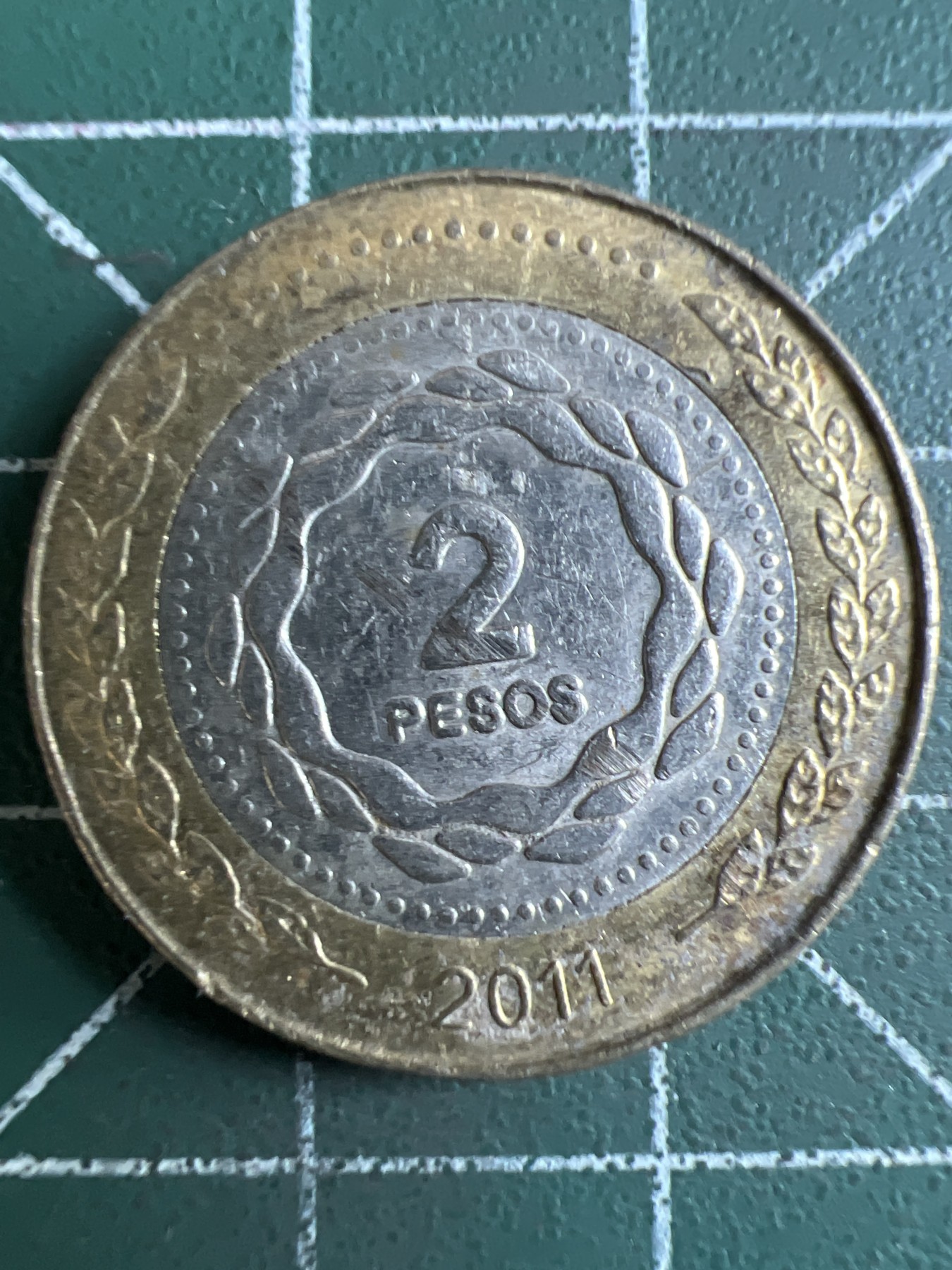 泡泡堂第349期  世界硬币 （无押金，捡漏，全场20包邮，偏远地区除外，接收代拍业务） 阿根廷2比索