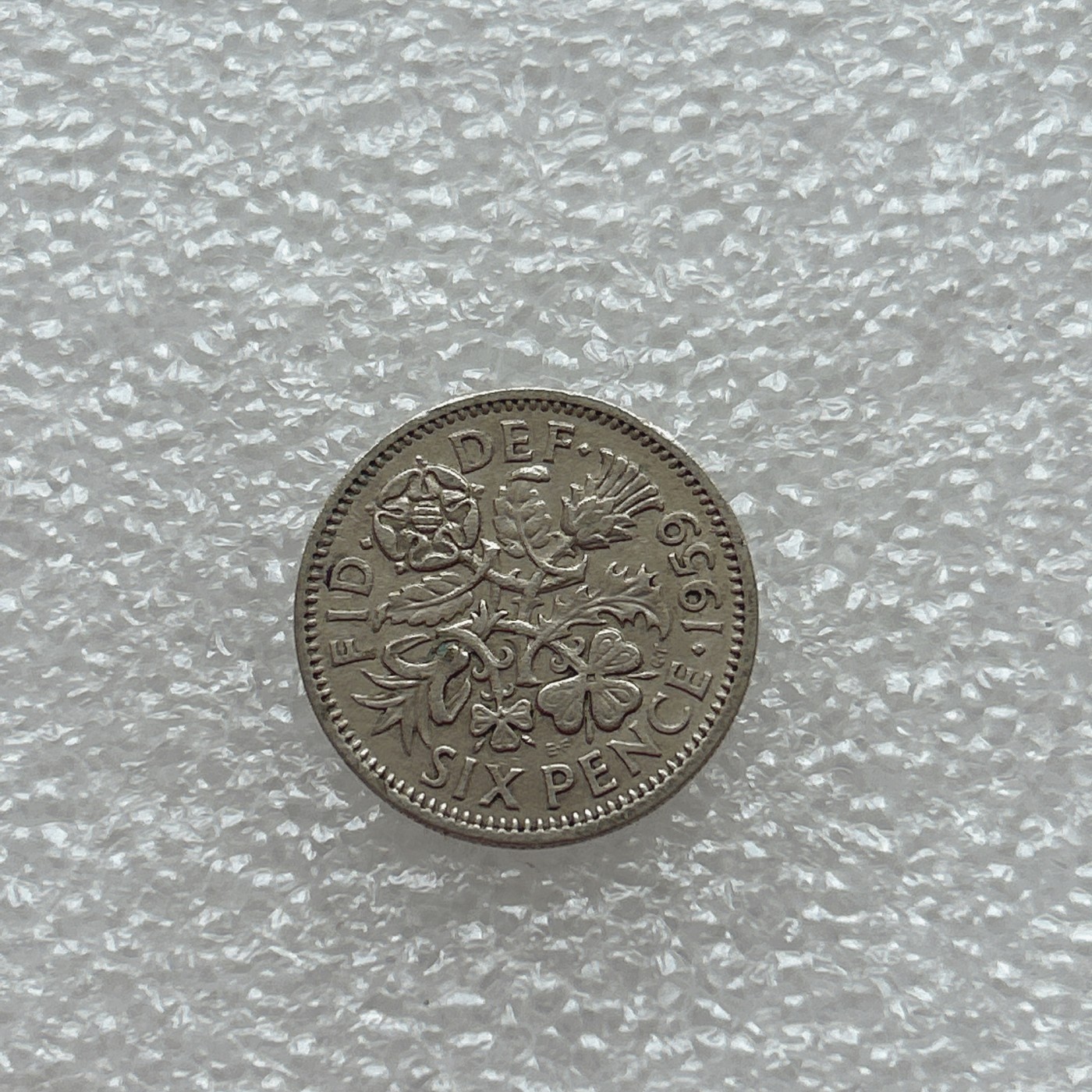 全场一元起拍 世界钱币散币场 第三期 英国1959年6便士