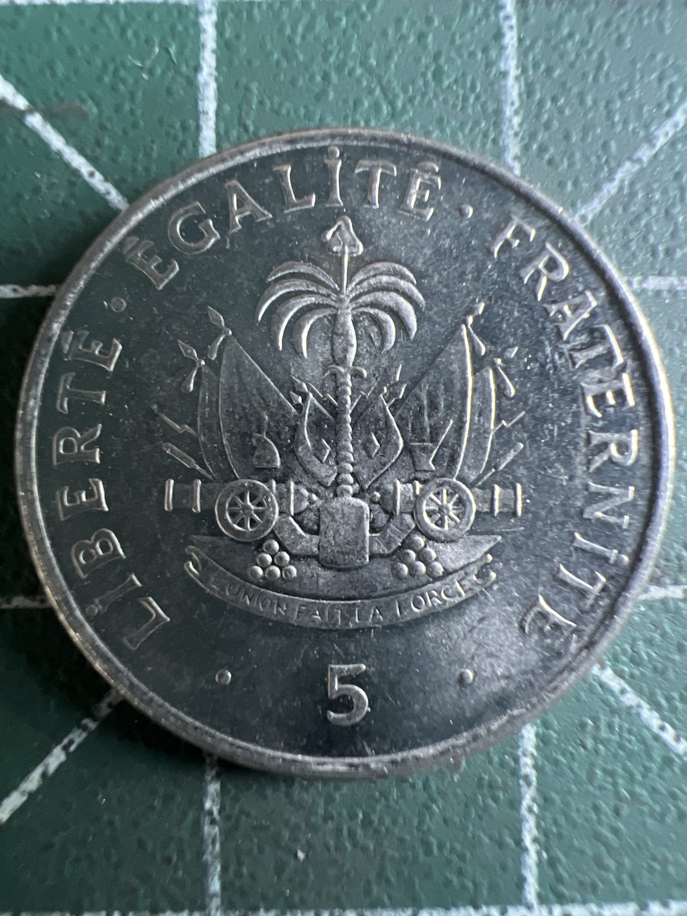 泡泡堂第349期  世界硬币 （无押金，捡漏，全场20包邮，偏远地区除外，接收代拍业务） 海地5生丁