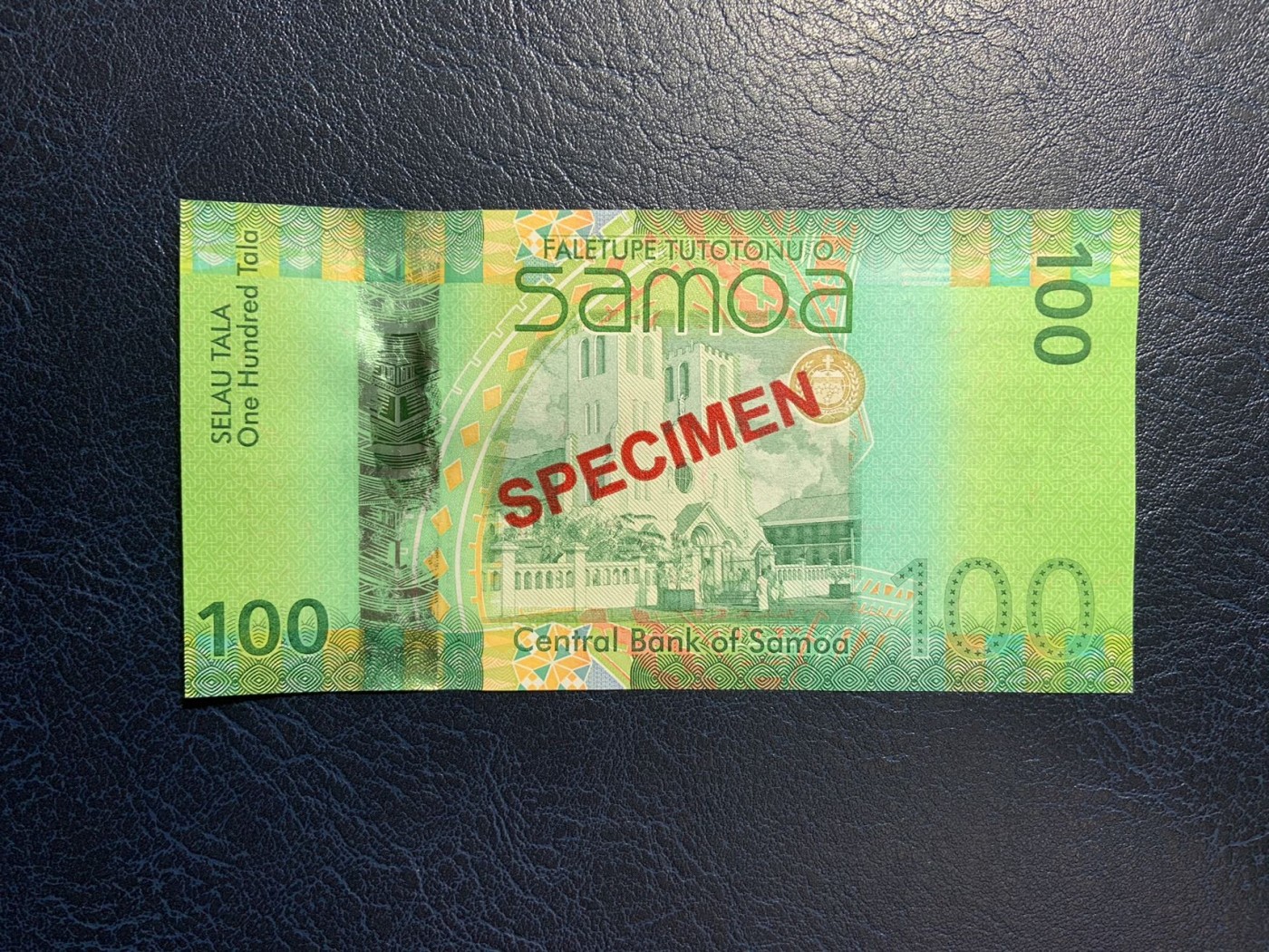 收藏联盟Quantum Auction 第271期拍卖  萨摩亚2012年100塔拉样票 品相全新UNC