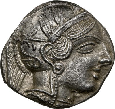 梧彩钱庄捡漏拍第4期 - 古希腊雅典呢猫头鹰四德银币