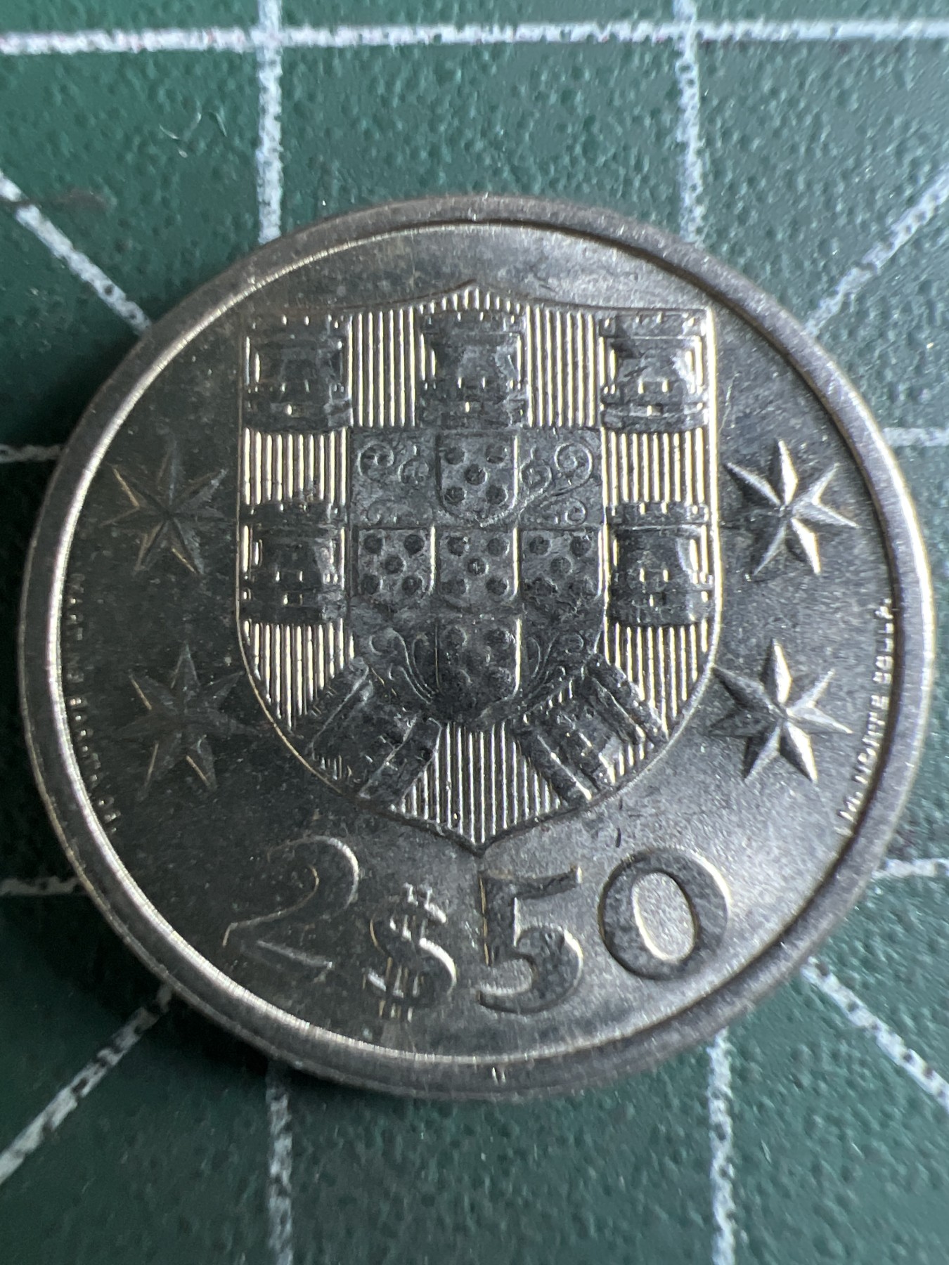 泡泡堂第349期  世界硬币 （无押金，捡漏，全场20包邮，偏远地区除外，接收代拍业务） 葡萄牙2.5埃斯库多