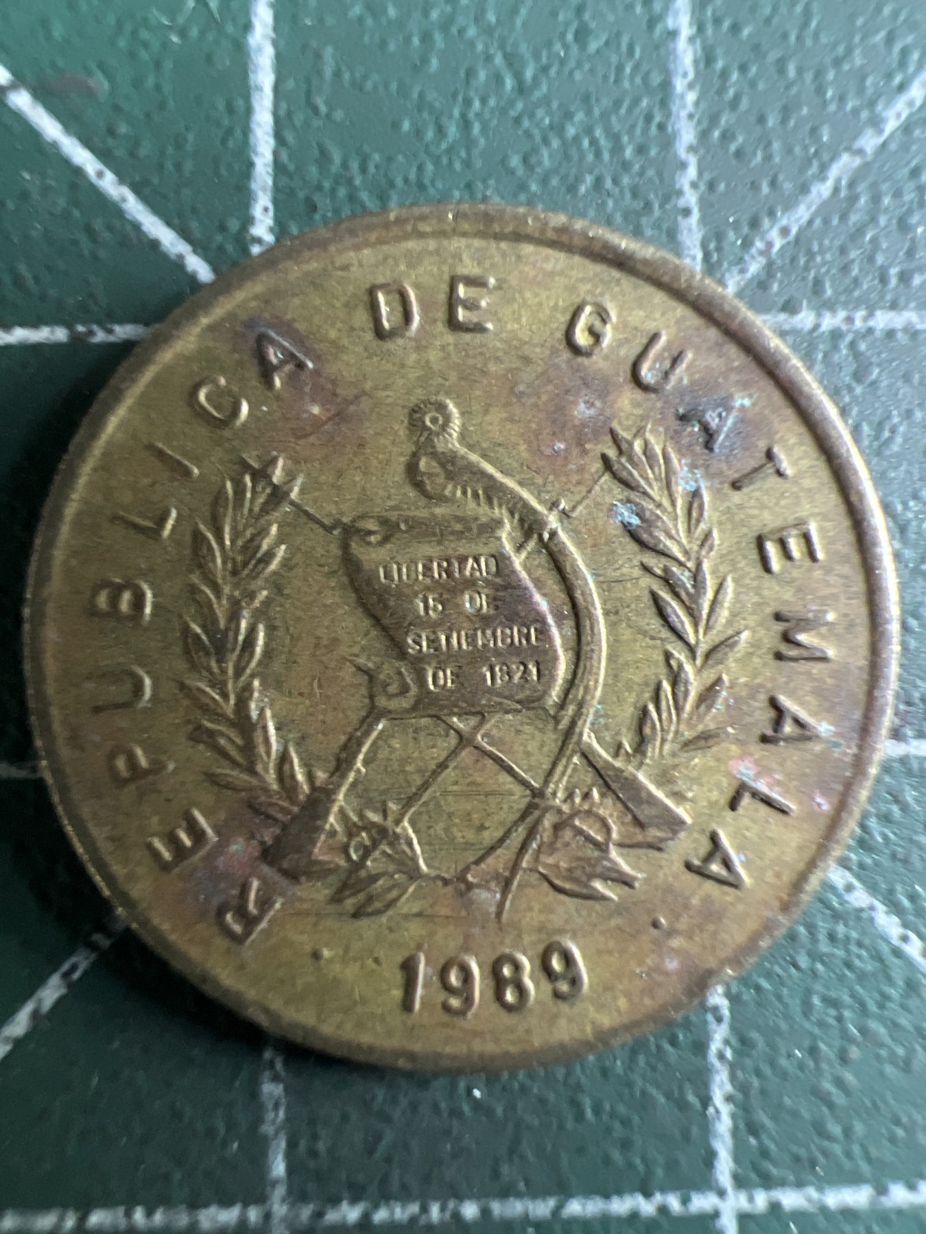 泡泡堂第349期  世界硬币 （无押金，捡漏，全场20包邮，偏远地区除外，接收代拍业务） 危地马拉一分