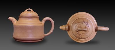 聚宝轩2023春季拍卖会 - 顾景舟 竹节紫砂壶