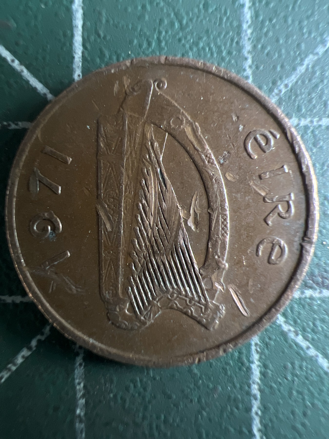 泡泡堂第349期  世界硬币 （无押金，捡漏，全场20包邮，偏远地区除外，接收代拍业务） 爱尔兰1/2P