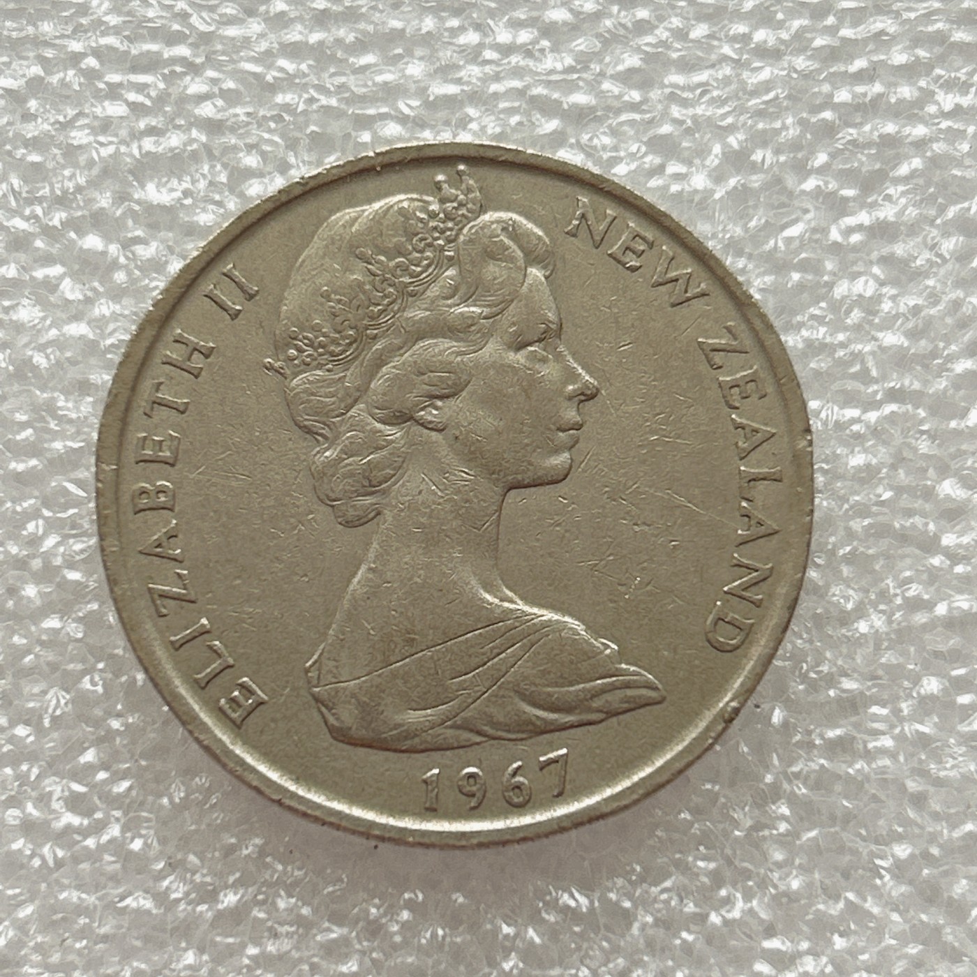 全场一元起拍 世界钱币散币场 第三期 新西兰1967年50分