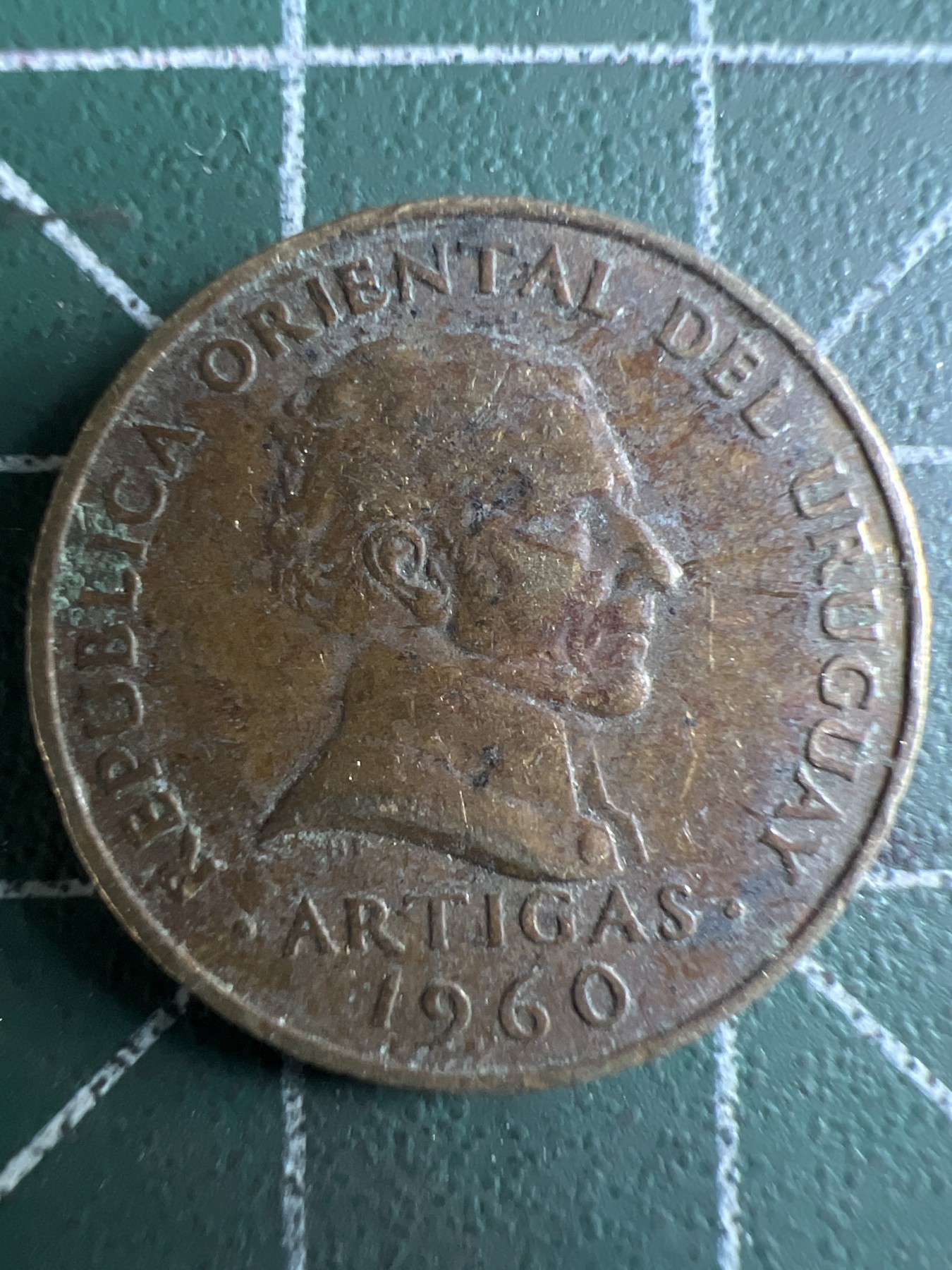 泡泡堂第349期  世界硬币 （无押金，捡漏，全场20包邮，偏远地区除外，接收代拍业务） 乌拉圭五分