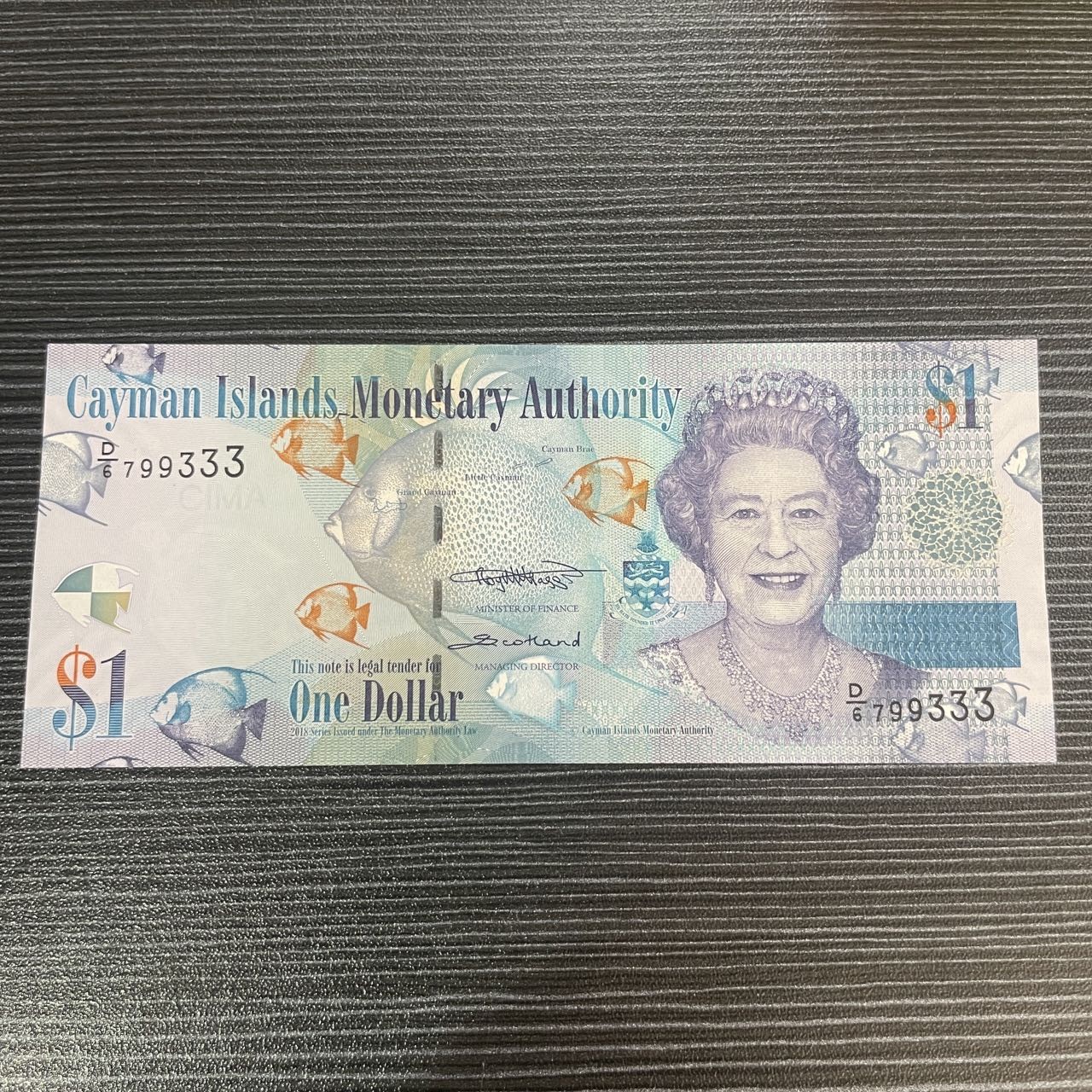 【浩洋钞市】纸钞拍卖第二期-靓号专场 全新开曼群岛333