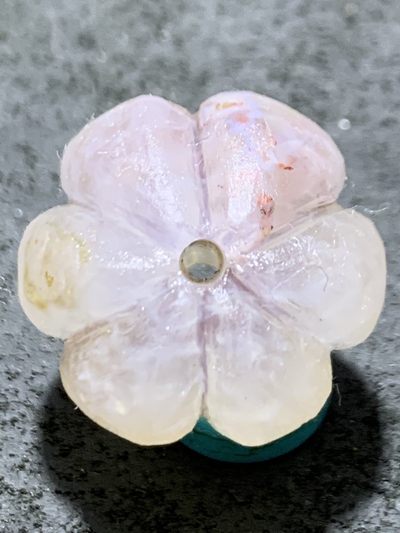 精美亚光满冰飘糖心料战国红玛瑙手工雕刻六瓣瓜珠一颗！ - 精美亚光满冰飘糖心料战国红玛瑙手工雕刻六瓣瓜珠一颗！