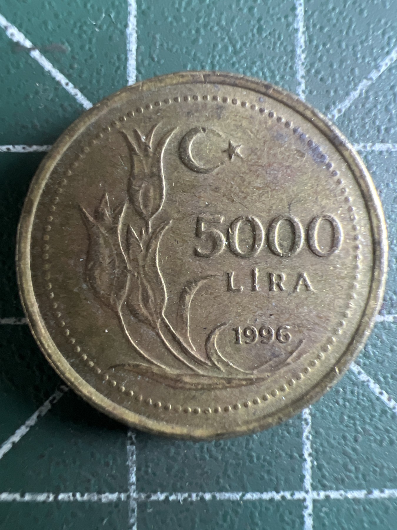 泡泡堂第376期 硬币专场 （无押金，捡漏，全场20包邮，偏远地区除外，接收代拍业务） 土耳其5000里拉