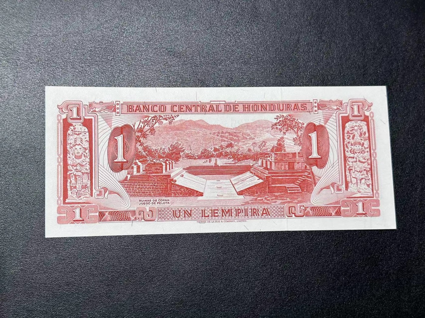 《外钞收藏家》第二百八十一期（连拍第一场） 洪都拉斯	1伦皮拉 纸币 手签 稀少版  全新UNC