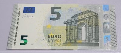 PThappally 第13次拍卖--英联邦领土硬币、精制银币、纪念币，纸钞 - European Central bank, 2013-19 - 5 Euro M (Printer: Valora S.A., Carregado, Portugal) Signatur: Lagarde