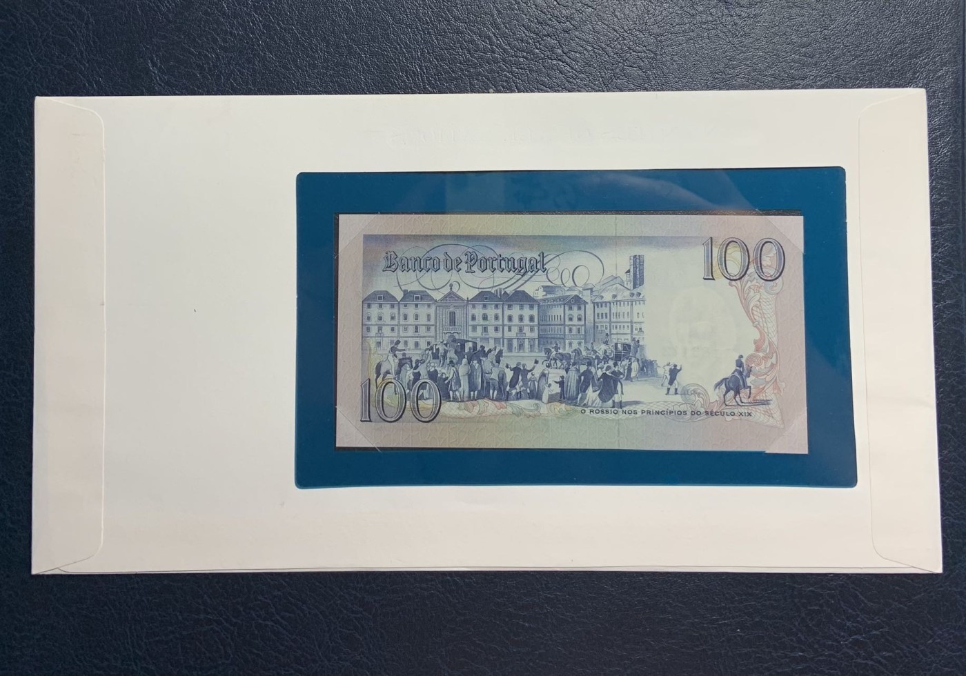 收藏联盟Quantum Auction 第271期拍卖  葡萄牙1980年100埃斯库多富兰克林邮币封 品相UNC 诗人博卡热