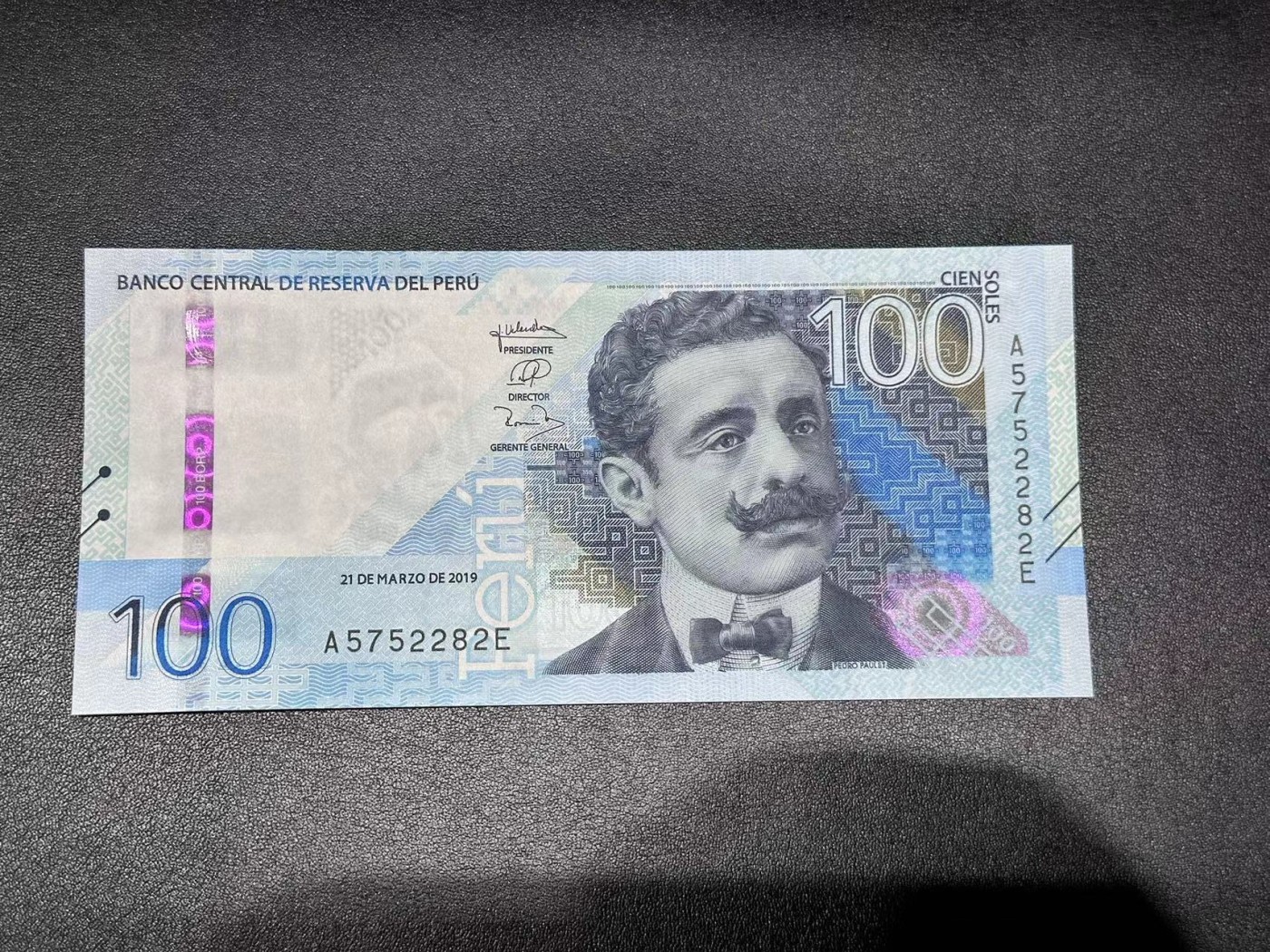 《外钞收藏家》第二百八十一期（连拍第一场） 2019年秘鲁100 全新UNC