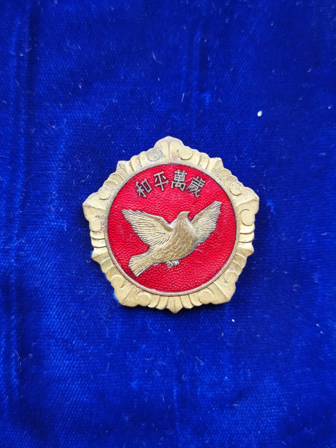 世界精品徽章排名-暑期精品专场 美品抗美援朝小鸽子，金水很足