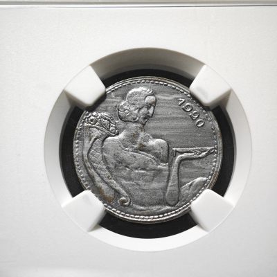 1920年 德国德紧亚琛25芬尼铁币样币 NGC MS62