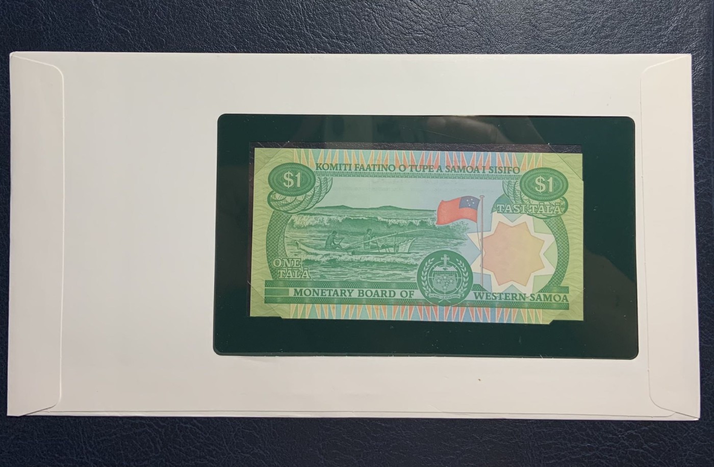收藏联盟Quantum Auction 第271期拍卖  萨摩亚1984年1塔勒富兰克林邮币封 品相UNC 首发A冠