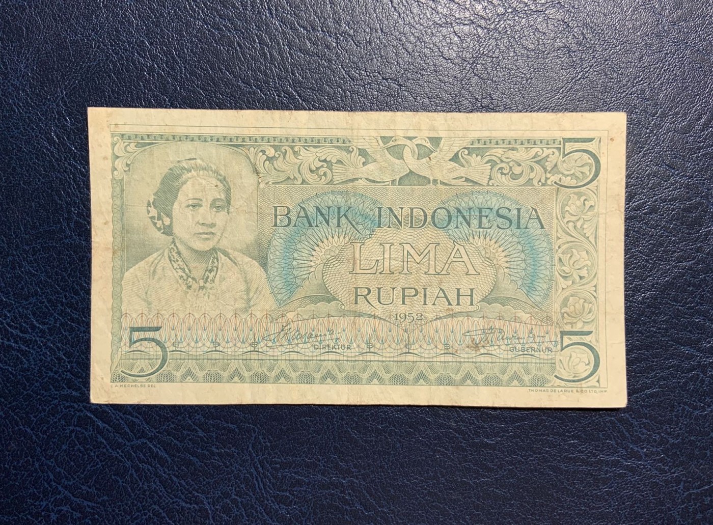 收藏联盟Quantum Auction 第271期拍卖  印度尼西亚1952年5卢比 品相如图 稀少